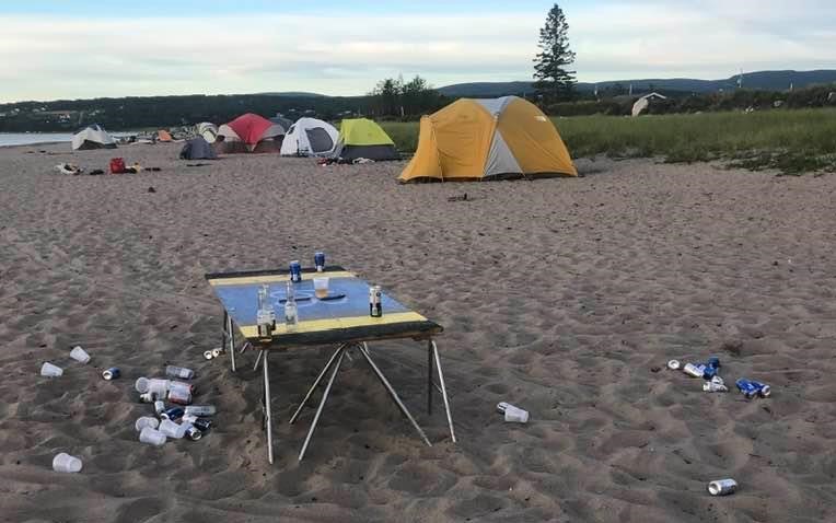 Camping sauvage à Gaspé: des consultations pour éviter le fouillis de l'été 2020