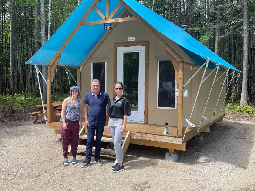 De nouveaux sites de prêt-à-camper offert à la Zec de la Rivière-Blanche